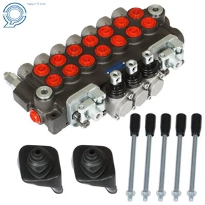 Hydraulic Directional Control Valve 11GPM 7 Spool W/JOYSTICK 40L BSPP Port - Picture 1 of 10
