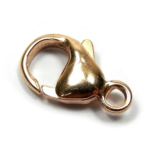 9ct Rose Gold 13mm Carabiner Karabiner Trigger Clasp Jewellery - FC713 - Picture 1 of 1