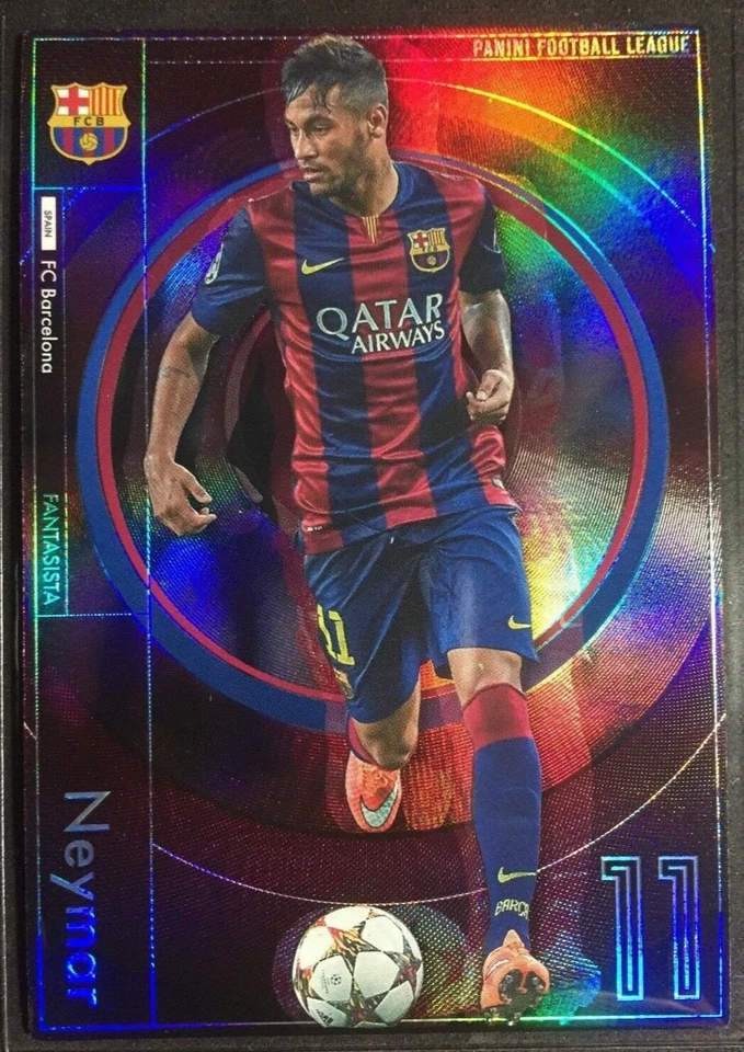 2015 帕尼尼足球联赛PFL 09内马尔幻想队巴塞罗那折射卡 — 第 1/1 张图片