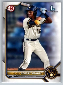 2022 Bowman Hendry Mendez 1. Papier #BP-88 Brauer - Bild 1 von 2