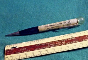 Alter marmorierter Zelluloid Adv Druckbleistift Ritepoint Kerlin Constr Irwin Penn - Bild 1 von 6