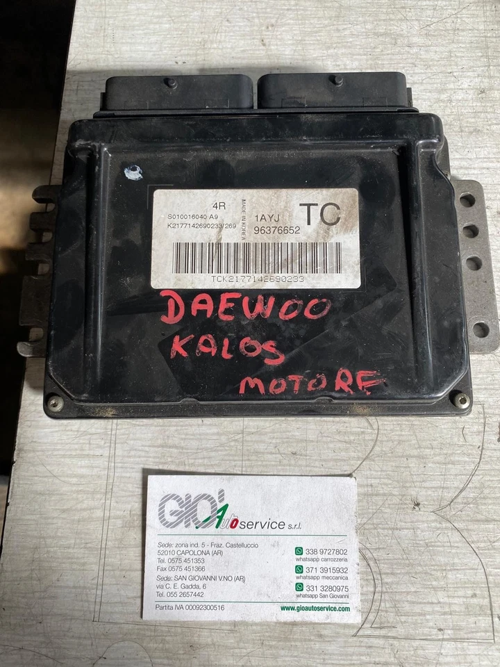 96376652 - S010016040 - TC CENTRALINA MOTORE ORIGINALE CHEVROLET DAEWOO KALOS - Immagine 1 di 1