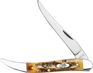 Case Cutlery Medium Toothpick 6.5 Bonestag Folding Stainless Pocket Knife 65328 - Picture 1 of 2