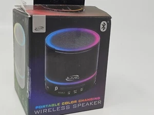 Altavoz Bluetooth inalámbrico portátil iLIVE ISB07B que cambia de color - Imagen 1 de 8