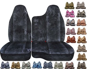 Truck Seat Covers Fits 2004-2012 Chevy Colorado GMC Canyon 60-40 seat camouflage - Foto 1 di 22