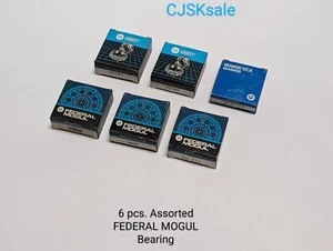 6 pcs. FEDERAL MOGUL Assorted Bearing (NEW). - Picture 1 of 7