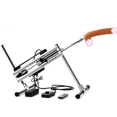 Stroke 3-15cm Remote Control Sex Machine Use of Both Ends Dual w/ Dildos Sex Toy - Image 1 of 4