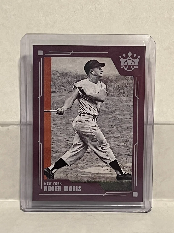 2022 Diamond Kings Plum Frame #9 Roger Maris New York Yankees Pack Fresh - Image 1 of 2