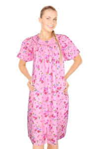 JEFFRICO House Dresses for Women with Pockets Lightweight Dusters Housecoat 2020 - Picture 1 of 48
