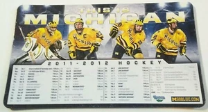 2011-12 Michigan Wolverines horario imán de hockey - Imagen 1 de 1