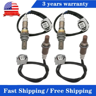 Sensor de oxígeno aguas arriba + aguas abajo 4 piezas para Jaguar 2004-2005 XJ8 2003-2005 tipo S Foto 1 de 4