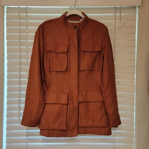 Banana Republic Arielle Linen Jacket Blazer Small Potter's Clay #628673 NWOT NEW - Picture 1 of 10
