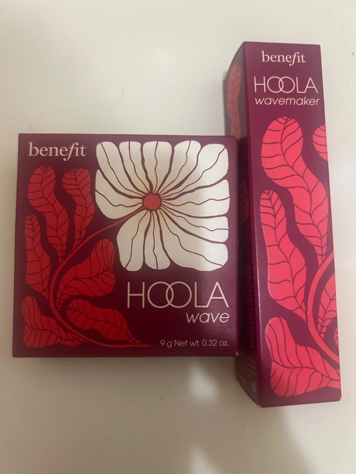 Benefit Hoola Wave Bronzing Balm 0.32 oz ~ Medium~ & Balm Brush Lot of 2 NEW - Image 1 of 1