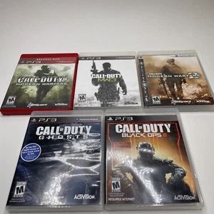 Call of Duty Modern Warfare Ghosts Black Ops Playstation 3 PS3 Bundle Lot - Picture 1 of 7
