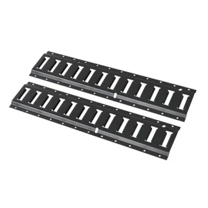 Labwork E Track Tie Down Rail Kit 2' (2 Pack) For Garages, Vans, Trailers Black - Picture 1 of 15