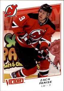 2008-09 Upper Deck Victory Devils Hockey Card #82 Zach Parise