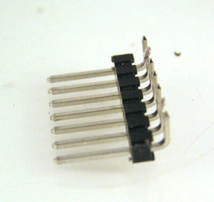 Cabezal de pasador PCB SIL 0,1 pulgadas paso ángulo recto 10 piezas EB0033 - Imagen 1 de 2