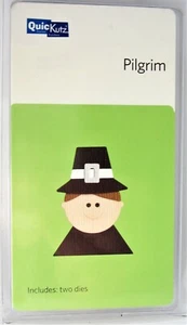 Pilgrim Boy Thanksgiving Quickutz Thin Metal Die KS-0771 NEW! - Picture 1 of 2