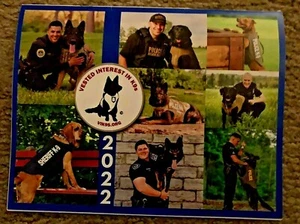 2022 Vested Interest in K9s Calendar - NEW - Picture 1 of 3