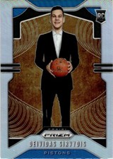2019-20 Panini Prizm Basketball Card Deividas Sirvydis Rookie C Detroit Pistons