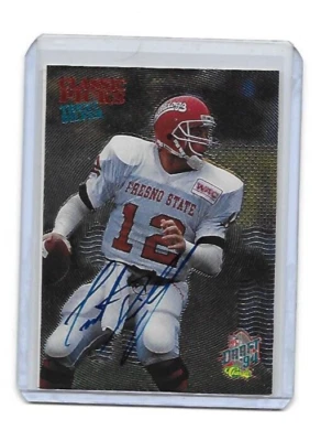 1994 Classic Draft Picks Certified w/COA Autographed by Trent Dilfer #2 - Image 1 of 2