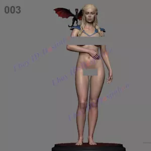 Daenerys 1/3 Figure Model Kit Unpainted Unassembled GK 003 NSFW - Picture 1 of 3