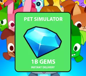 1b Gems 💎 | Pet Sim 99 | INSTANT Delivery 🚚 - Bild 1 von 1