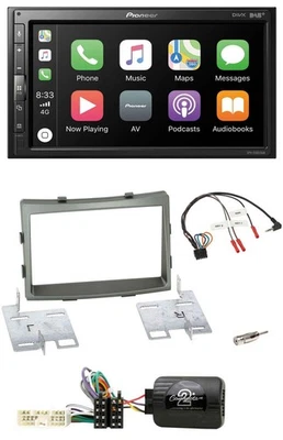 Pioneer USB Lenkrad DAB 2DIN Bluetooth Autoradio für SSangYong Rodius ab 2013 - Bild 1 von 4