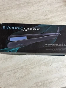 BIO IONIC Onepass Styling Iron 1" - Nano Ionic MX - Black For !!!Parts Only!! - Picture 1 of 6