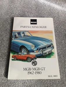 MGB MGBGT 1962-1980 parts catalogue Moss - Picture 1 of 3