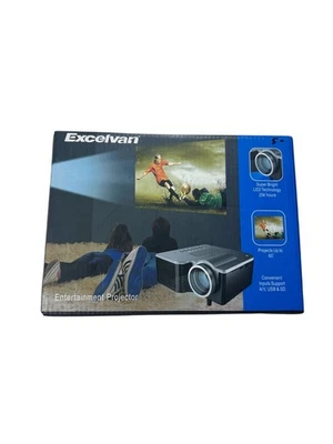 Excelvan Entertainment LED Projector 320x240 Resolution With RC & Power Adapter - Image 1 of 4