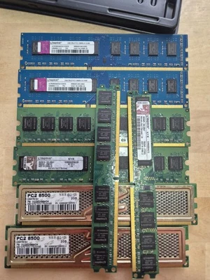 2 Lot  - Barrettes RAM - Mémoire RAM DDR3 - Différent modèle - Photo 1/2