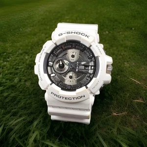 CASIO G-SHOCK GAC-100GW WHITE ANALOG CHRONOGRAPH MEN'S WATCH AS IS  - Picture 1 of 10