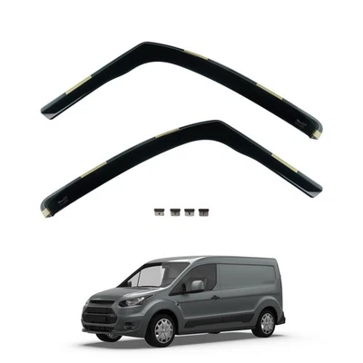 Heko Wind Deflectors for Ford Transit Connect 2013-22 Front Window Tinted Set