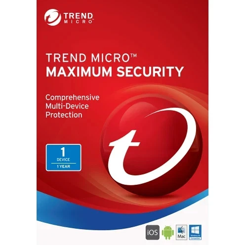 Trend Micro Maximum Security - 1 Year 1 Device - Image 1 of 3