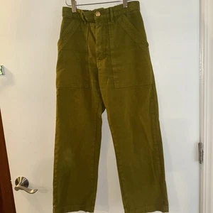 Big Bud Press Work Pants Size XS Olive Green Petite - Picture 1 of 9