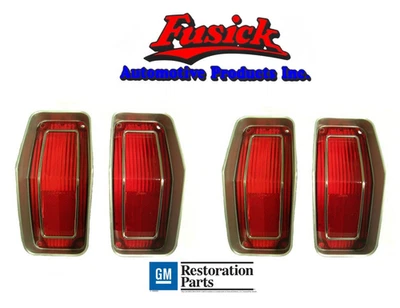 1970 Cutlass Supreme Rear Tail Lamp Lens Set - Imagem 1 de 2