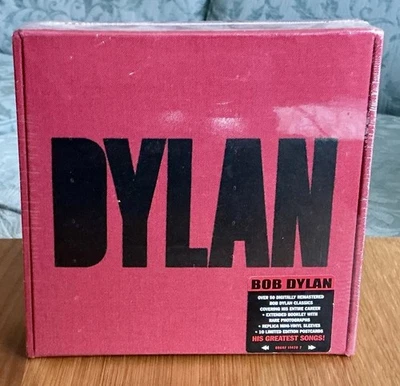 BOB DYLAN ‘DYLAN’ DELUXE 50 TRACK 3CD BOX SET 2007 MINI SLEEVES POSTCARDS SEALED - Image 1 of 4
