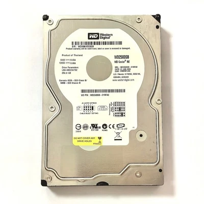 WD Caviar SE WD2500SB 250GB 7200RPM 8MB PATA ATA IDE 3.5'' PC HDD Hard Drive - Image 1 of 3