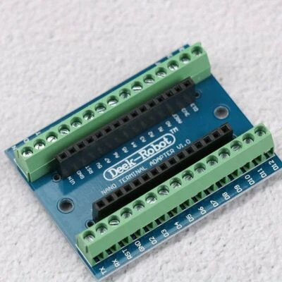 Nano Terminal Adapter for the Arduino Nano V3.0 AVR ATMEGA328P-AU Module Board - Image 1 of 4