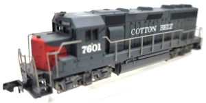 N ATLAS 48514 EMD GP-40 Cotton Belt Locomotive #7601 (tested) - Picture 1 of 11