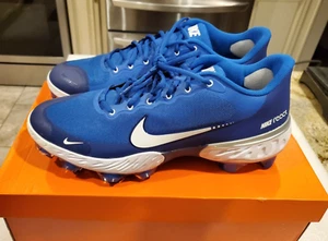 Nike Alpha Huarache Elite 3 Low MCS Baseball Cleats Blue Mens CK0976-400 Size 13 - Picture 1 of 6