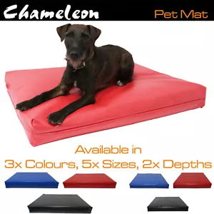 More details for dog mat mattress bed kennel cage run house waterproof 840d leather look