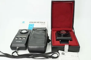 【NEAR MINT】 Minolta Color Meter II Temperature + Flash Color Receptor Japan #206 - Picture 1 of 9
