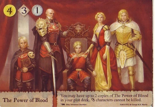 The Power of Blood Alternate Art Promo AGoT LCG Game of Thrones 1.0 - Image 1 of 1