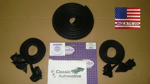 1973-77 Chevelle Malibu Weatherstrip Kit 3pc Door Trunk Cutlass LeMans USA MADE - Picture 1 of 5