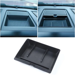 1pcs Car Center Console Storage Box Tray Organizer For Ford F150 2015-2020 Black - Foto 1 di 8