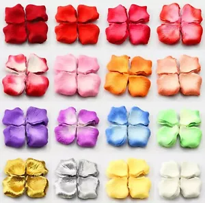 Rose Flower Petals Silk Bed Table Confetti Wedding Engagement Party Decoration  - Picture 1 of 52