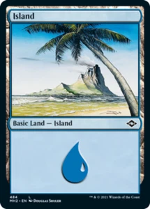 Island (484) - Foil Etched X4 (Modern Horizons 2: Alternate Frame) MTG (NM) *CCG - Foto 1 di 1