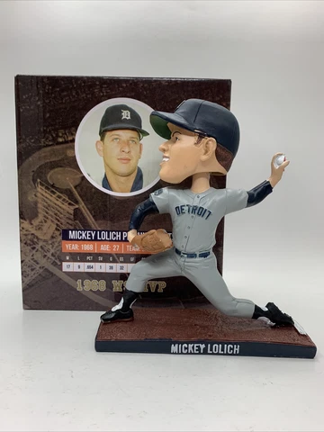 Detroit Tigers Mickey Lolich SGA BobbleHead 1968 World Champs 50th Anniversary Cover